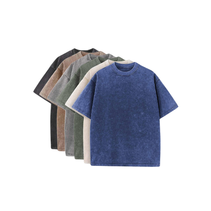 Vintage Avslappnad Passform T-shirt