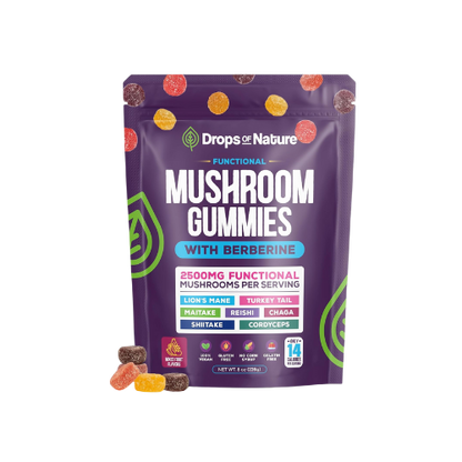 Mushroom Gummies - Focus e Energia Mental Natural